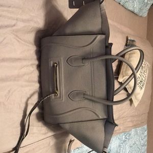 Taupe coloured large purse